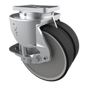 SDSH12 Series Casters – 6,400 Lbs Max Capacity – 6.25 x 8.12 Top Plate